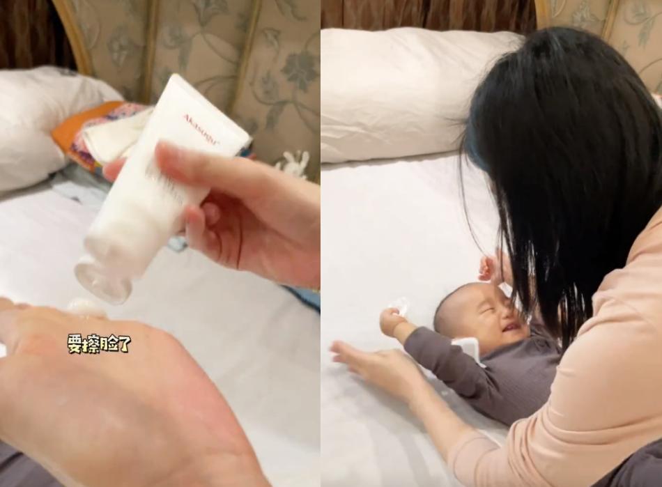 李亚鹏 赢在起跑线!李亚鹏1岁女儿护肤美容,还品茶下棋,越长越像李嫣