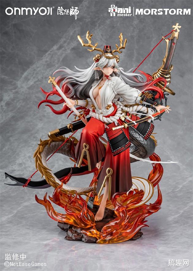手办|潮趣：大漫匠《阴阳师》铃鹿御前1/4手办  3d视觉追踪眼工艺