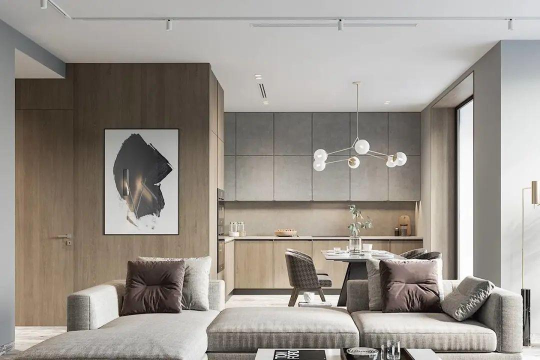 80平方小公寓,装修设计逼格超高,室内设计优雅时尚