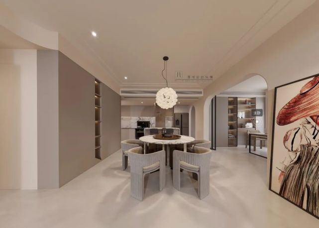 厚榭作品：都市人的白月光丨117㎡现代风