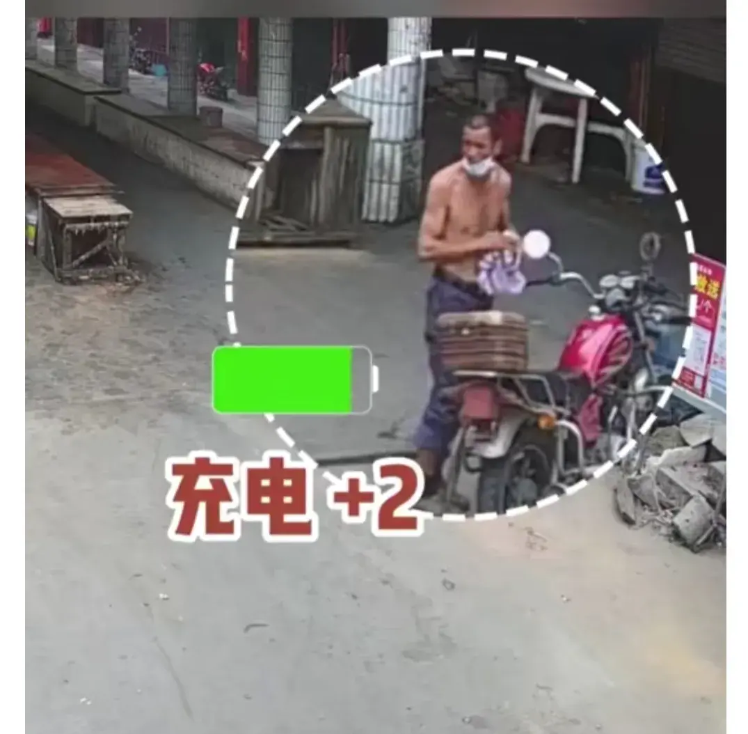 狠人!偷盗摩托车推行60公里
