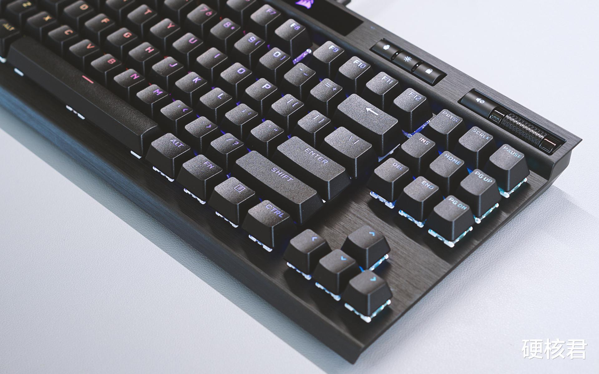 机械键盘|光轴TKL拔剑出鞘,美商海盗船K70 RGB TKL游戏机械键盘测评!