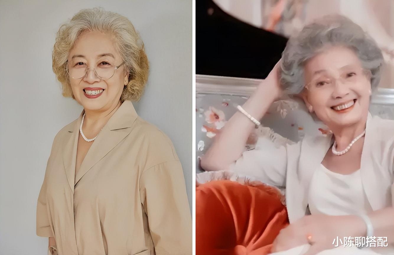 发型 60+的女人，今年流行白发“不染”，这几款白发造型，时髦又洋气