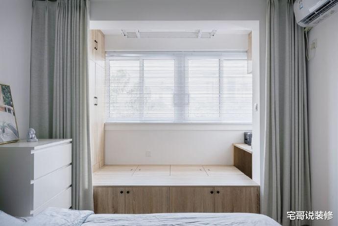 杭州一家3口的52㎡小家,全屋大白墙不吊顶,干净明亮,温馨自然