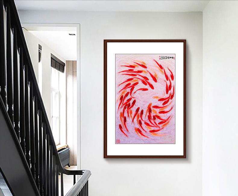 玄关适合挂什么画?人间风光,视觉盛宴,姹紫嫣红,最能治愈人心