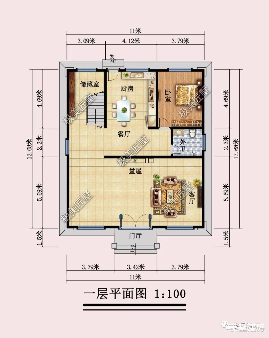 预算40W也能建好房，砖混结构施工简单，欧式风格典雅大气！