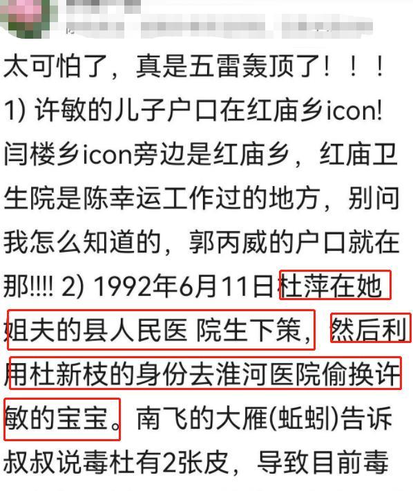庆祝过早?杜新枝双重身份被扒,存在伪造假证情况,许敏申请再审