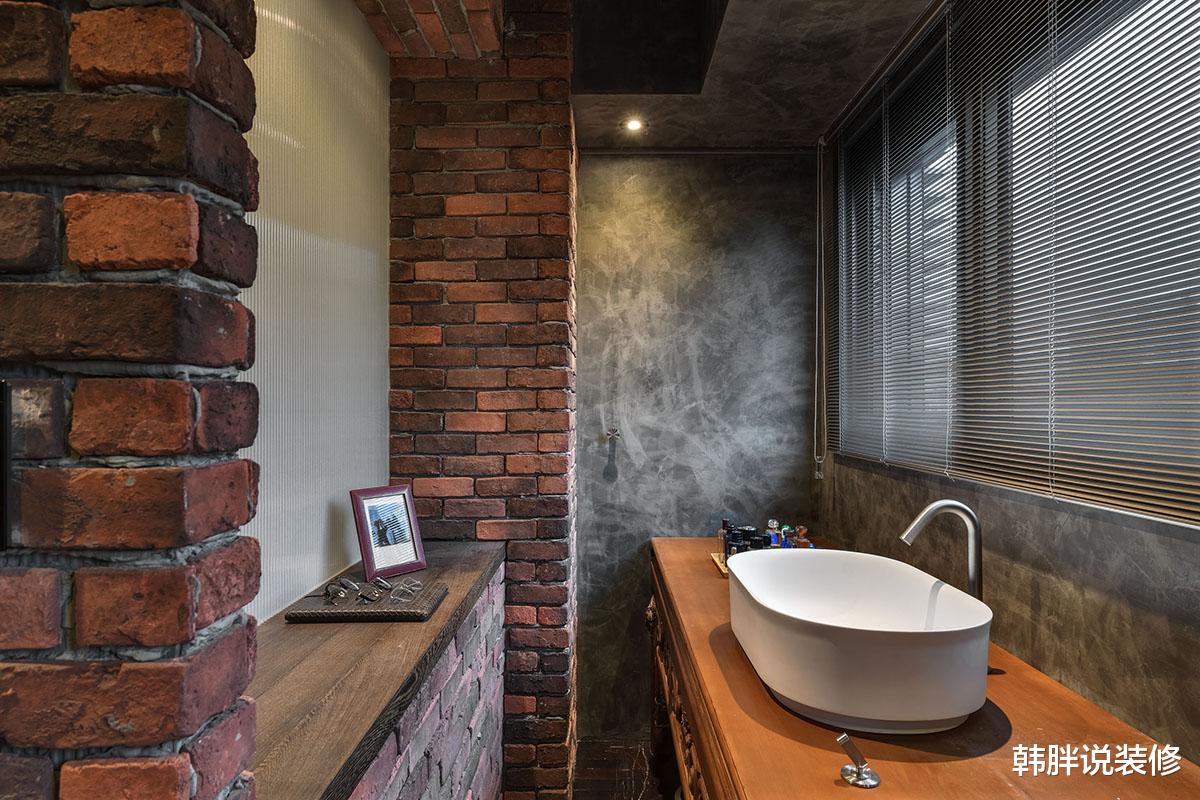 66㎡小户型新房,全屋贴满红砖,朴实无华,却又复古迷人