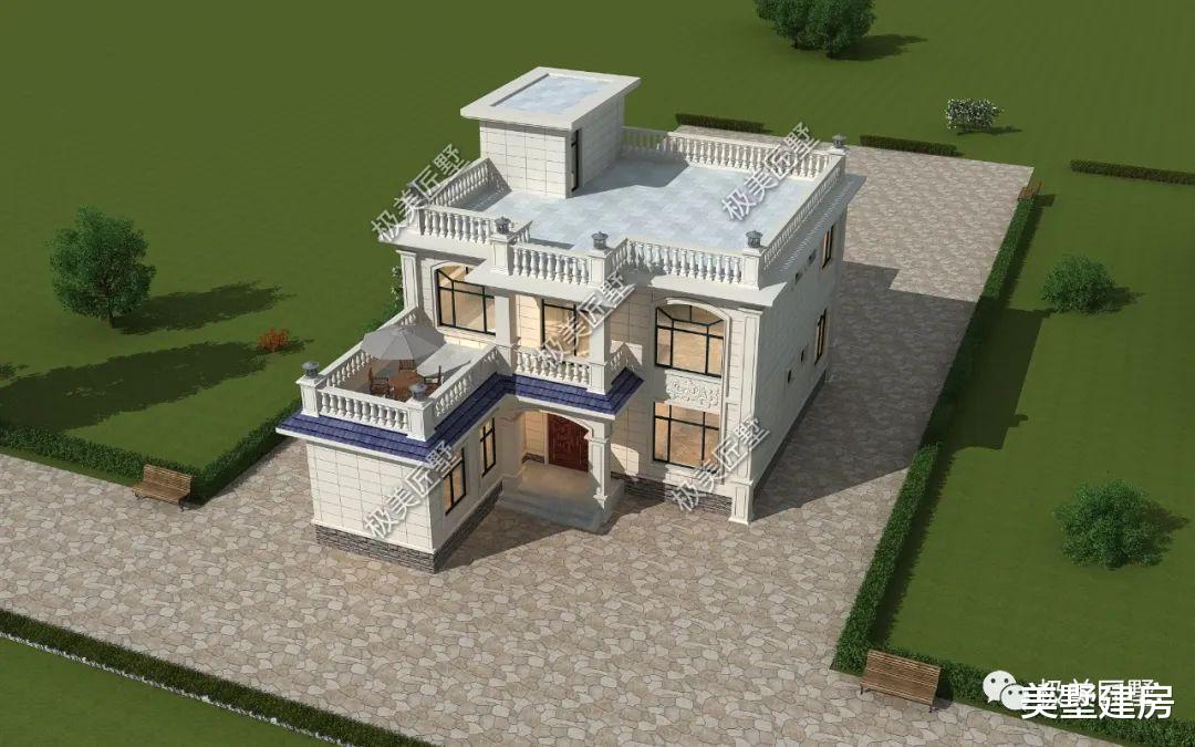 偏房前置呈L型，看看这款户型，家人都满意的设计