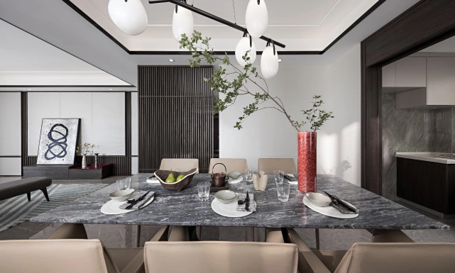 182平中式风四居室，让我无时无刻恣意享受明媚的光