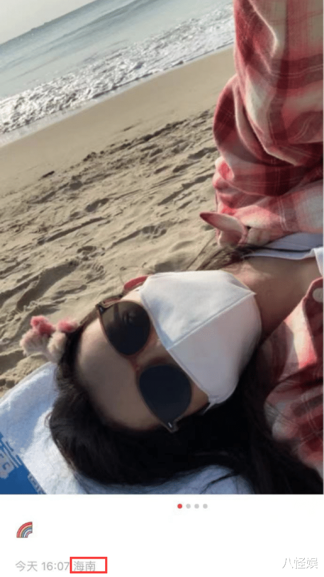 孙怡|孙怡母女海南度假,大福走路像走秀好有范,完美继承妈妈的大长腿