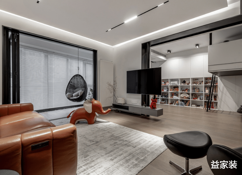 拒绝幼稚亲子宅,用黑白线条装饰空间,给孩子一个完美的家