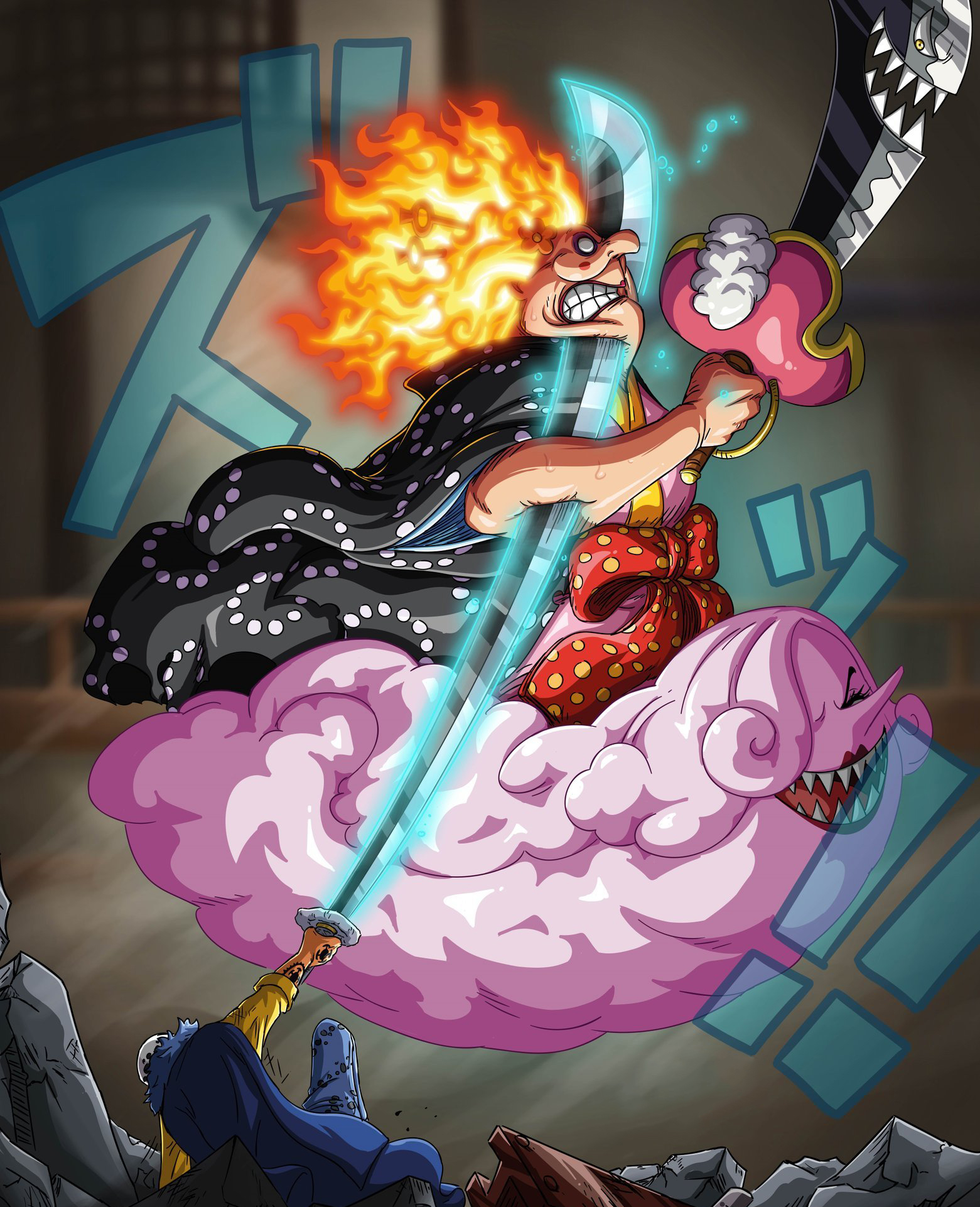 海贼王|海贼王:罗为什么没有霸王色霸气?海米:果实太强,尾田不敢给