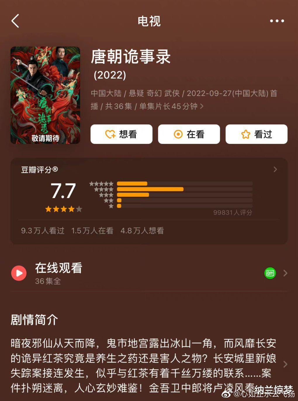 唐朝诡事录|《唐朝诡事录》刚官宣第二季原班人马,网友却为主角换人吵翻天