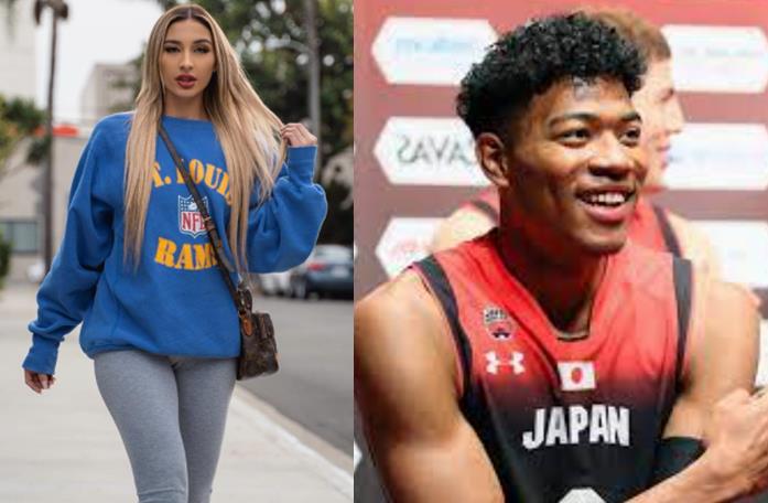 欧锦赛|八村塁女友极品身材，日本黑人巨星享福！23岁人生赢家，太羡慕