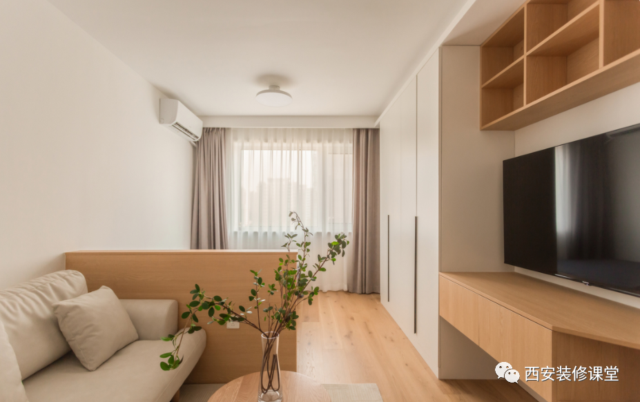 50㎡两室无厅,老房改造实现客餐厅