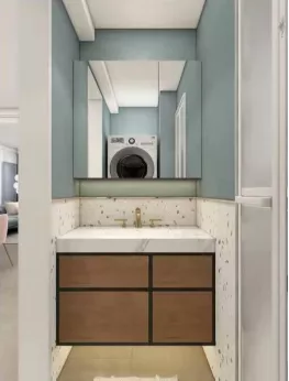 113㎡北欧风2室1厅，儿童房清新、可爱，很适合二胎家庭