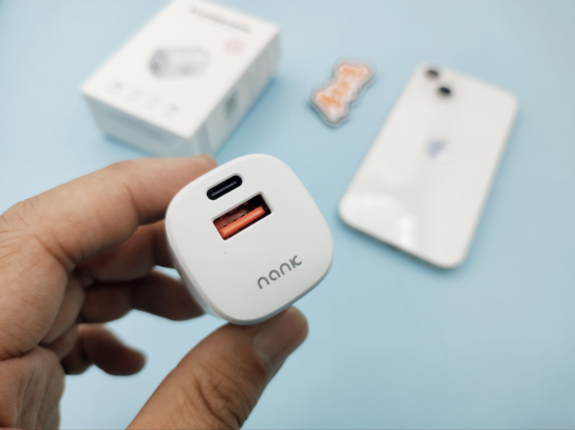 充电器|苹果13半小时充电60%，南卡20W迷你PD充电器小巧充电快