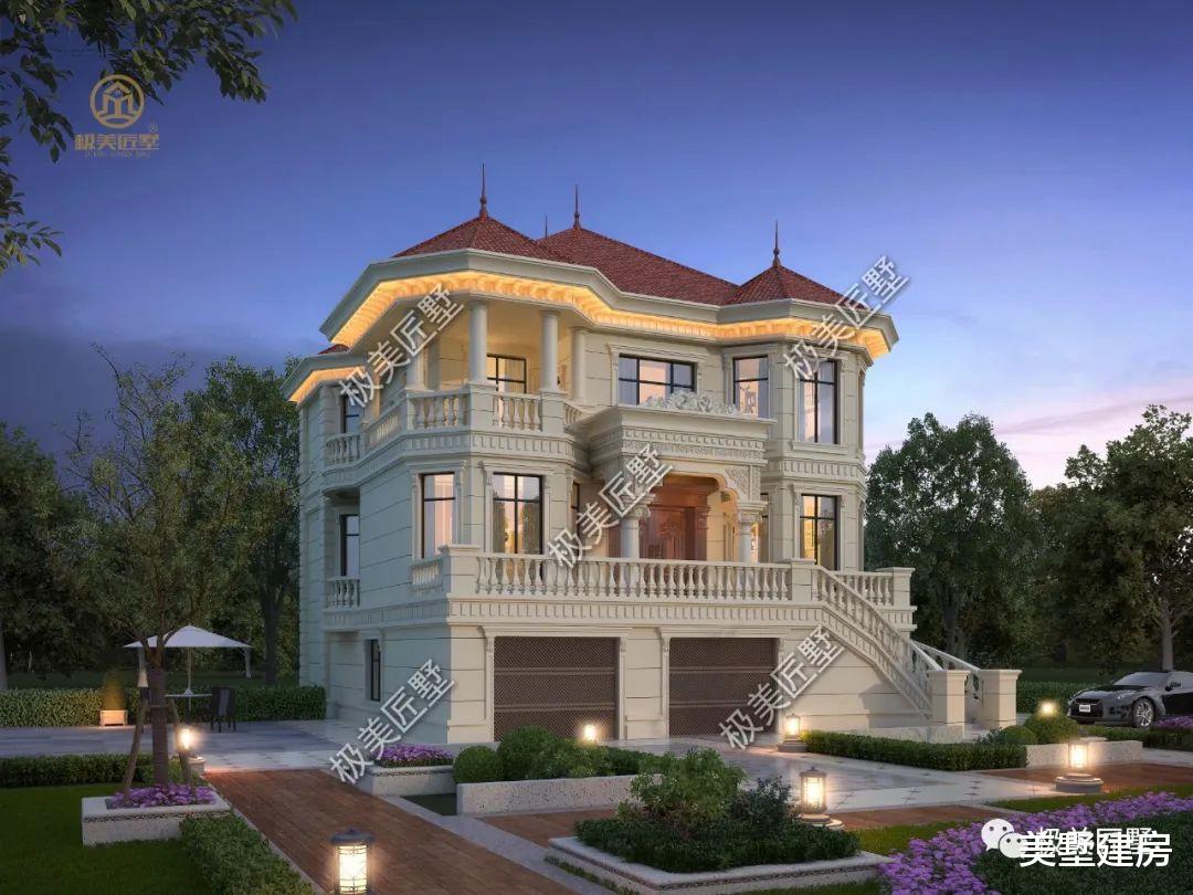 带有架空设计的三层欧式别墅,你确定不想看看吗?