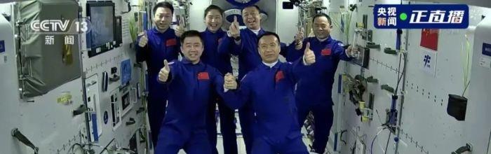 神舟十四、十五6名航天员太空会师,从此以后,我们上面一直有人