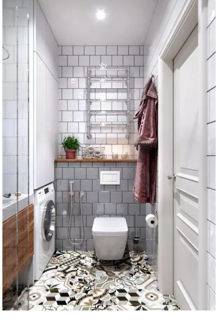 小卫生间就这样做干湿分离，3㎡也能给你整出个淋浴房！