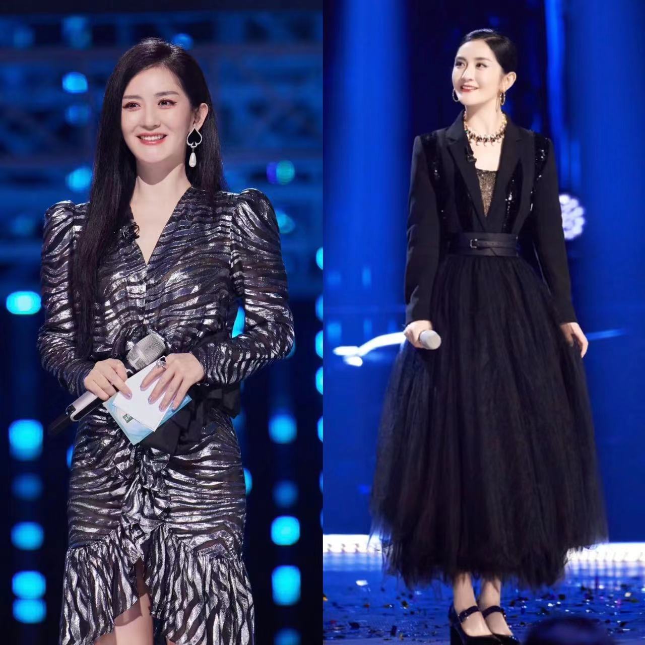 服饰 谢娜终于走上“高级”的台阶，浪姐3中衣品飞升，款款惊艳又时髦