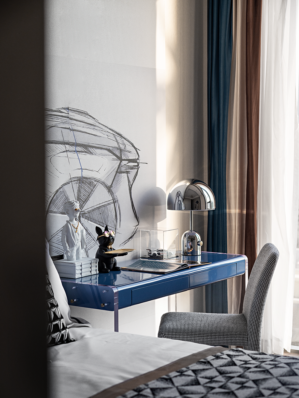 别墅装修 | 210㎡精致轻奢，演绎时尚都市风!