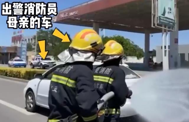 宁夏消防员车祸现场发现妈妈车，强忍不安继续救援，下一幕破防了
