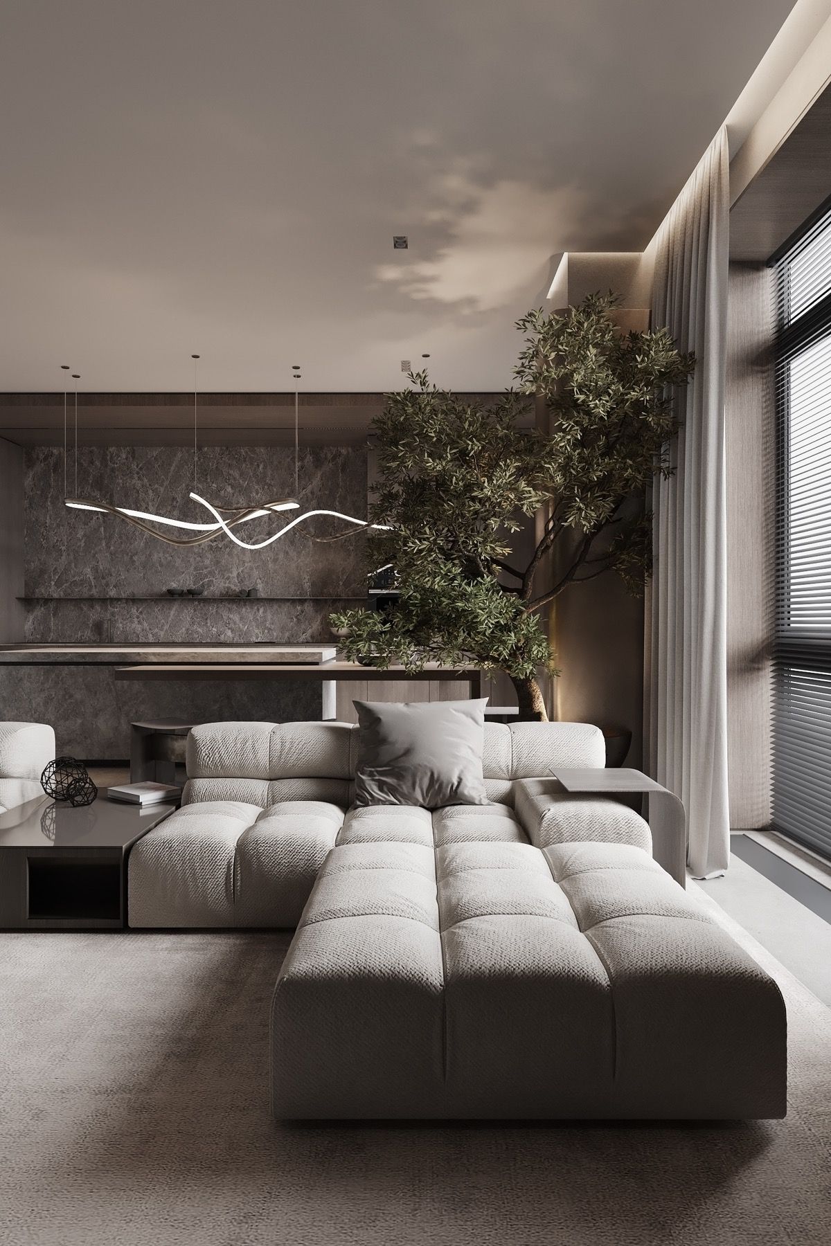 黑色与灰色完美诠释家居美学设计