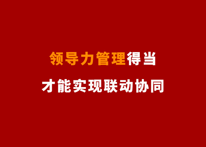 |领导力管理得当才能实现联动协同