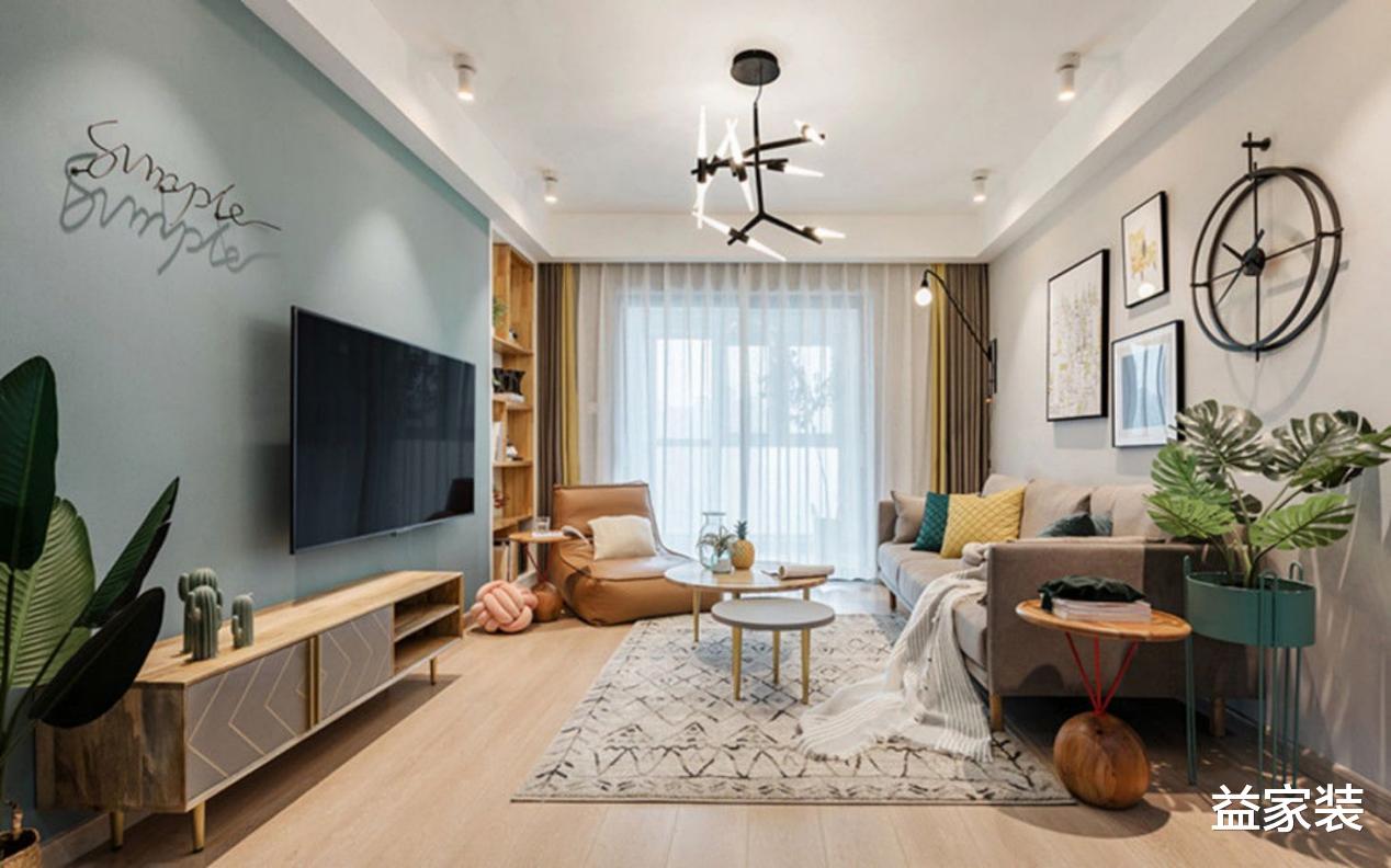 独居人士的120平北欧之家,玩转三居室超大格局,还有超宽敞书房