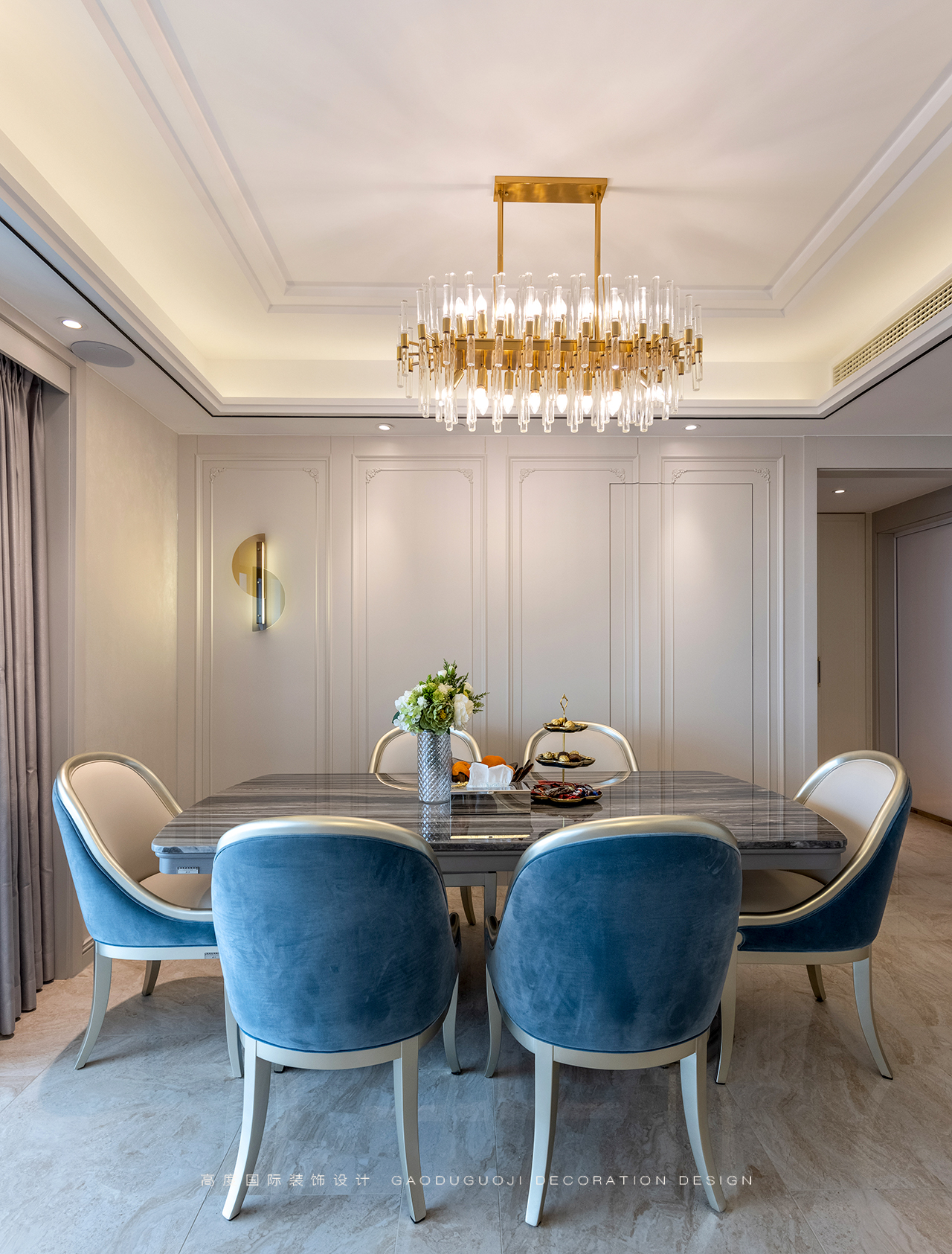 美式实景赏析|300㎡私宅设计,邂逅巴洛克的无限浪漫~