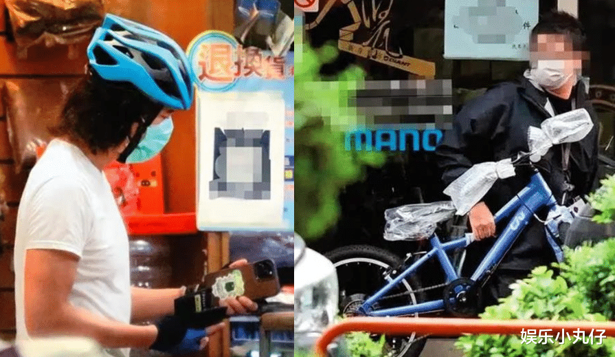 |王力宏近照大变样！骑单车为女儿挑选礼物，长头发邋遢发福认不出