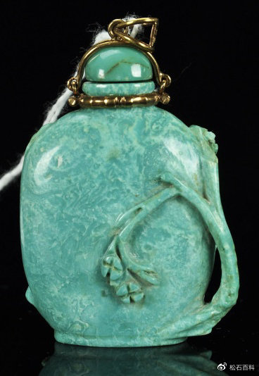 鼻烟壶|鼻烟壶中的绿松石