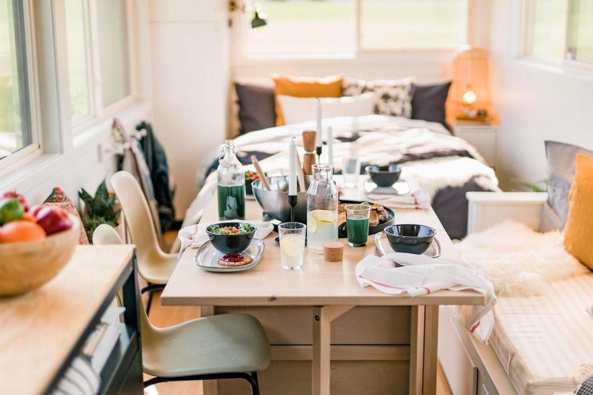 姑娘买下17㎡蜗居,巴掌大点地方“五脏俱全”,一人独居太爽了