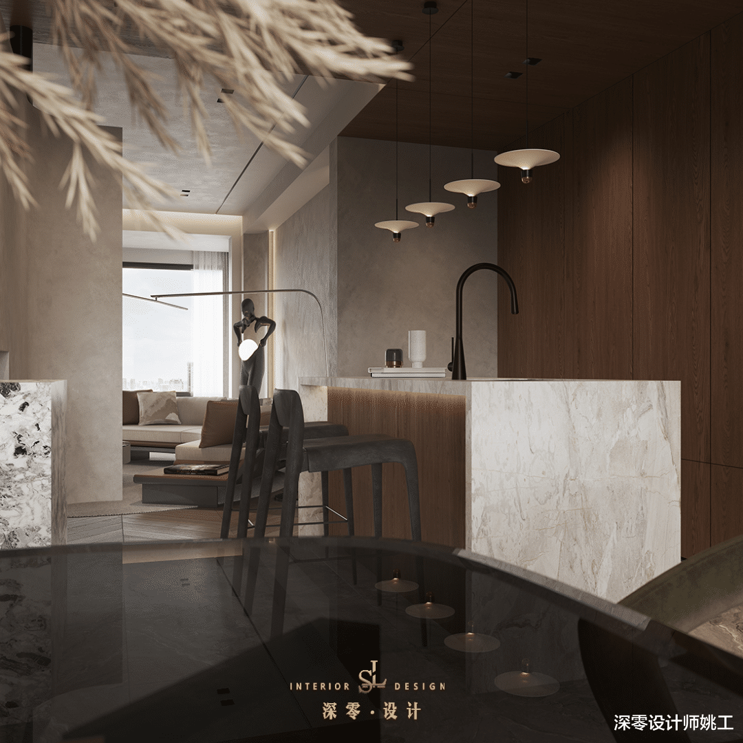 这才是大平层该有的气派,180㎡木饰面贯穿全屋,享受温馨梦幻空间