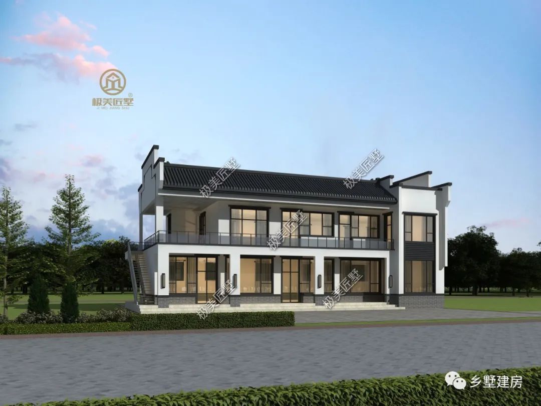 在徽州建房,首选风格自然是徽式,办公楼也不例外