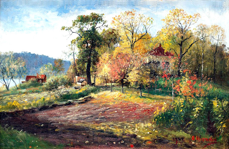 米耶|朦胧的印象田野风景︱法国印象派大师卡米耶·毕沙罗