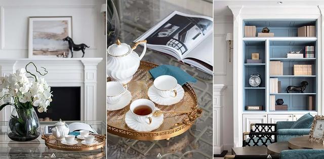 240㎡现代轻奢，欧美范的硬装，复古范的家具，营造轻奢的高级