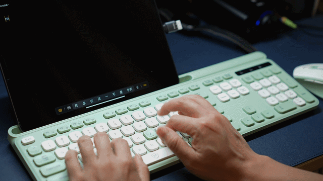 键盘|给办公桌上添点灵性，MICROPACK无线键鼠套装体验