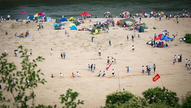 沙滩|罗田金沙湾冲刺3A景区