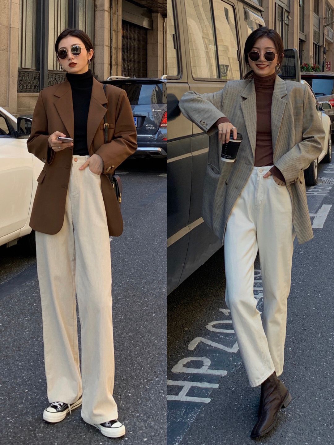 |早春不要只知道小香风，西装外套更养眼，一件西装打造多种风格