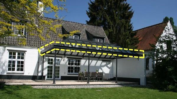 院子里搭个廊架玻璃房,晒太阳赏景好惬意,四面通风不算违建吧?