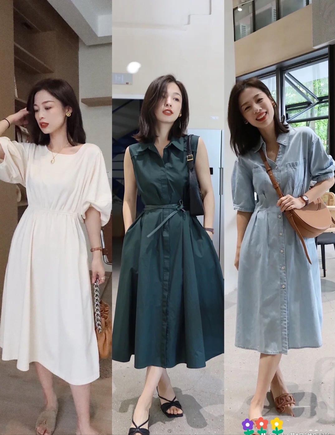 穿衣搭配 这才是“合格”的夏日通勤穿搭！简约气质，适合小个子女生！