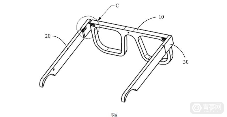 ar眼镜|歌尔AR眼镜佩戴调节和镜腿设计专利公布