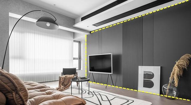 有一种高级,叫家装去“框线”设计,自家的波导线,又土又丢档次