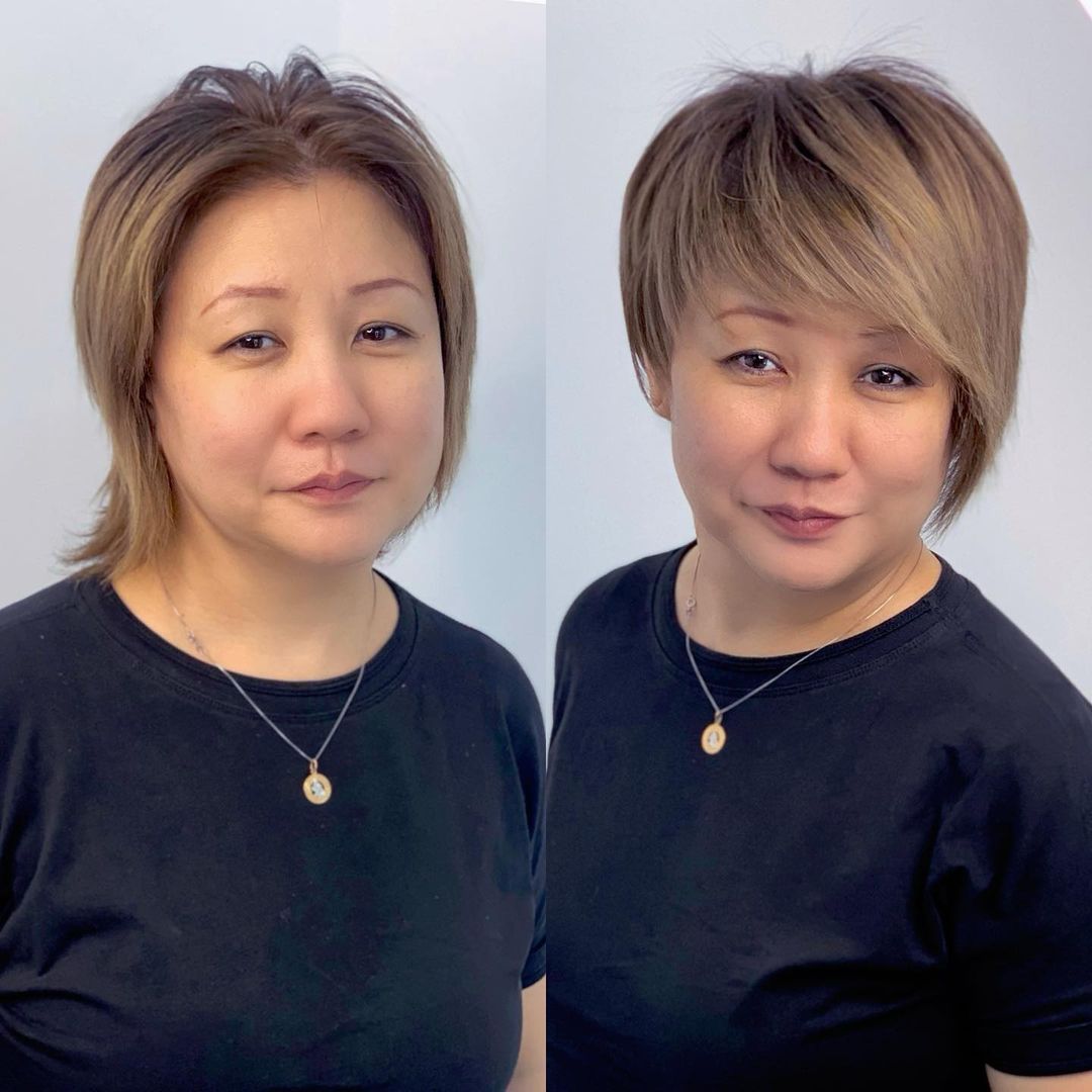 发型 发型换一换，立马不一样，立体修颜真完美