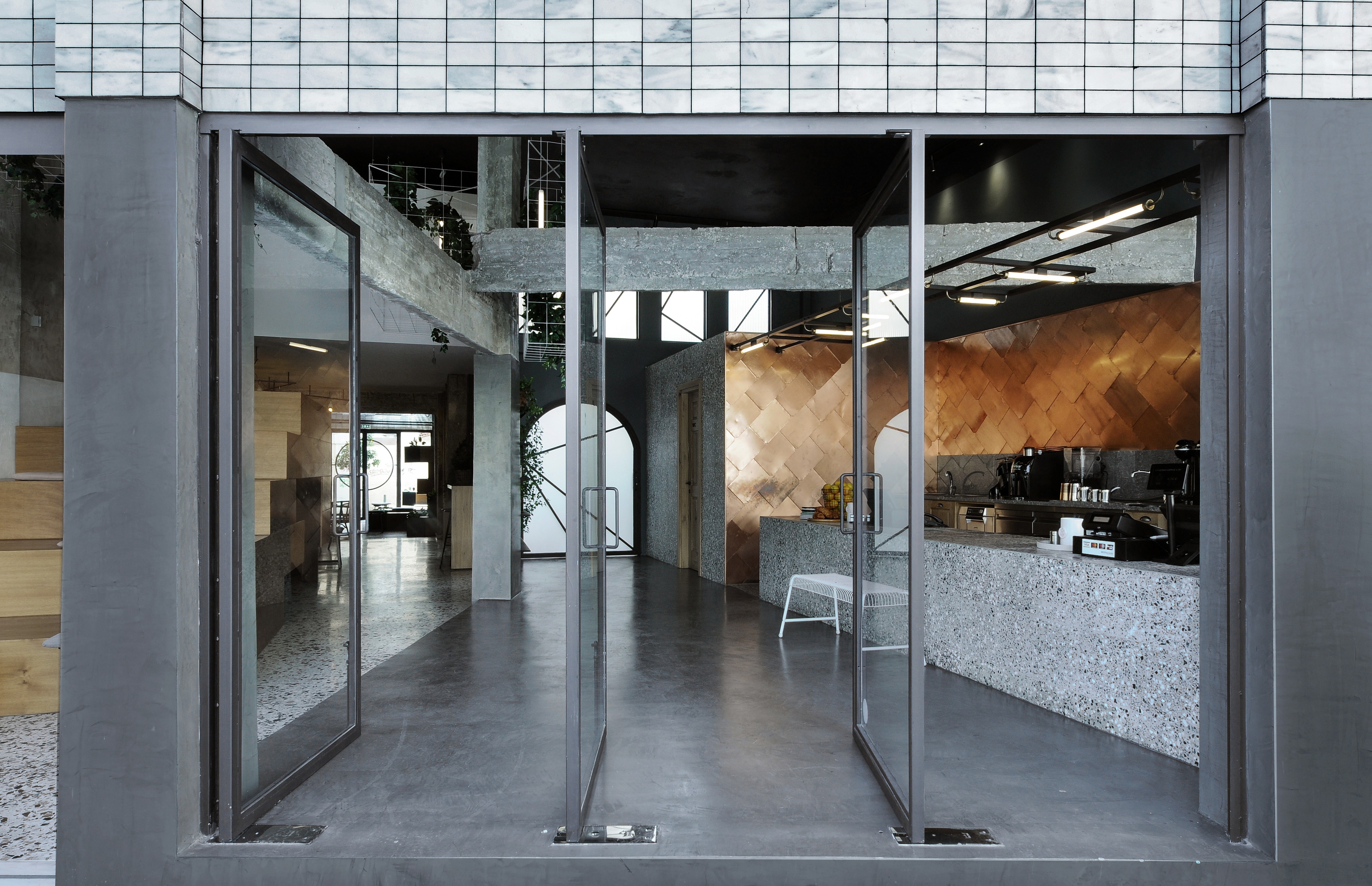 餐厅设计丨轻工业风的咖啡厅