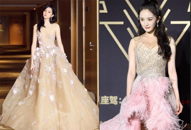 礼服 红毯还得看咱内娱！韩国寡淡乏味、港台花哨乡土，谁出色一目了然了