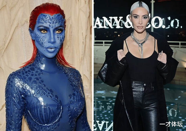 金·卡戴珊|金卡戴珊和超模同框比美，玫红吊带裙尽显好身材，4个前夫要后悔了